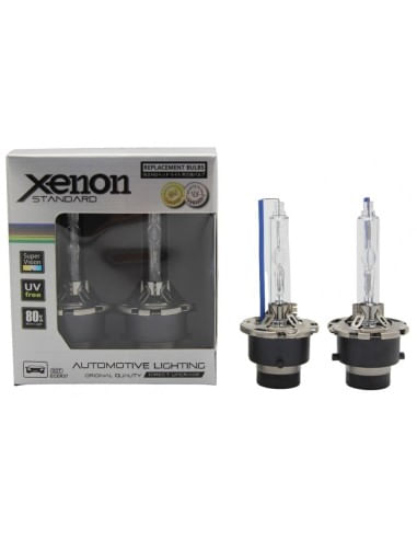 Set 2 becuri D2S xenon premium + 80% mai multa lumina 4300k