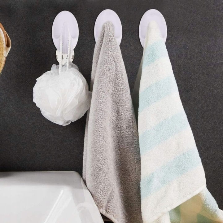Set 3 Cuiere Autoadezive din Plastic, Usor de Utilizat — imaginea 3