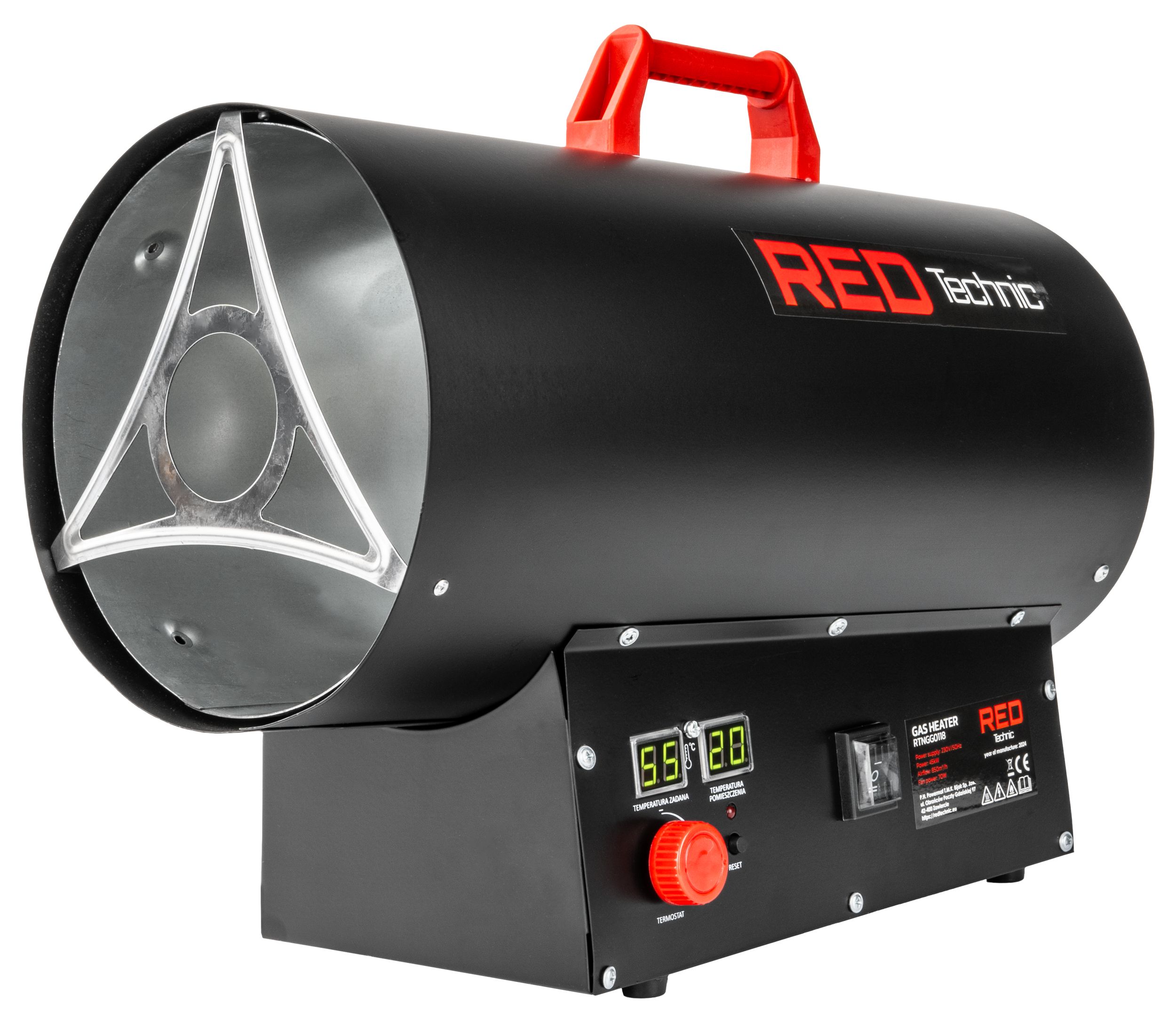 Incalzitor pe gaz 45KW, RED TECHNIC, RTNGG0118 — imaginea 4