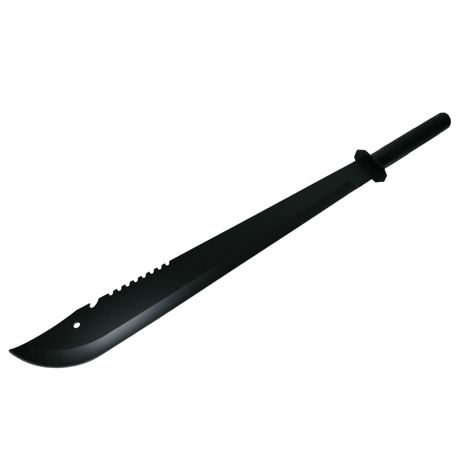Set doua sabii vanatoare DEPOX®, maner metal, 81 cm/50 cm, negru, teaca inclusa - imagine 11