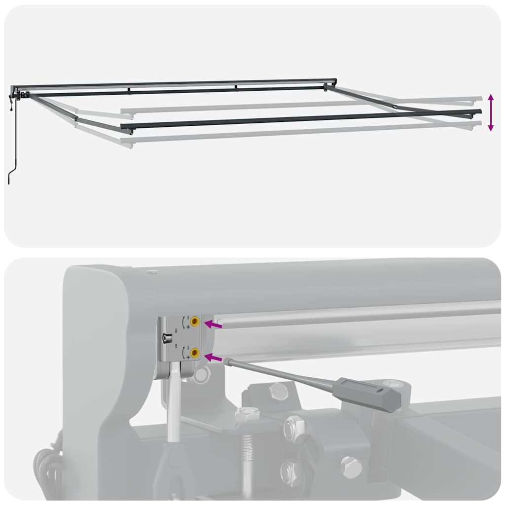 Cortina Retractabila Rosu Burgund 450x300 cm tesatura — imaginea 11