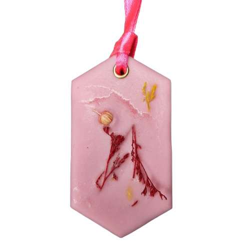 Parfumant dulap haine, Flower Kiss – Trandafir, Iasomie, Frezie, Hexagon, handmade, ceară soia, 30g