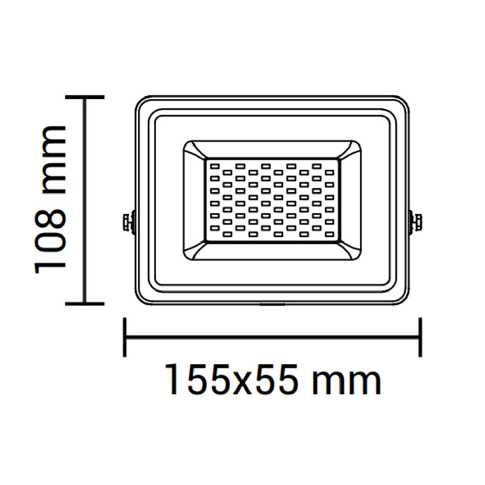 Proiector led 10W cu senzor, 800lm, IP65, lumina rece 6000K, negru, Optonica — imaginea 2