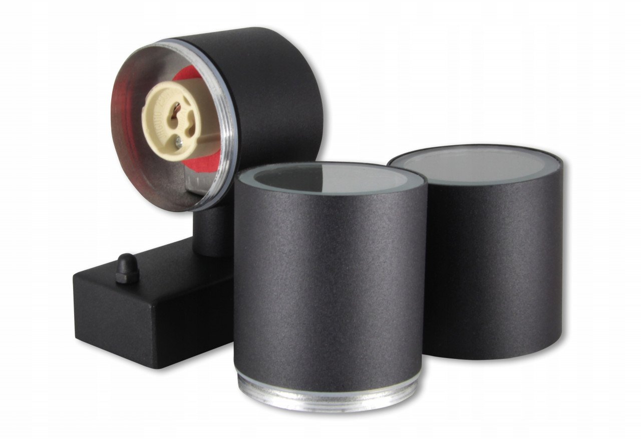 Aplica pentru exterior Elor 0946-LVT, 2xGU10, gri, IP44, Masterled