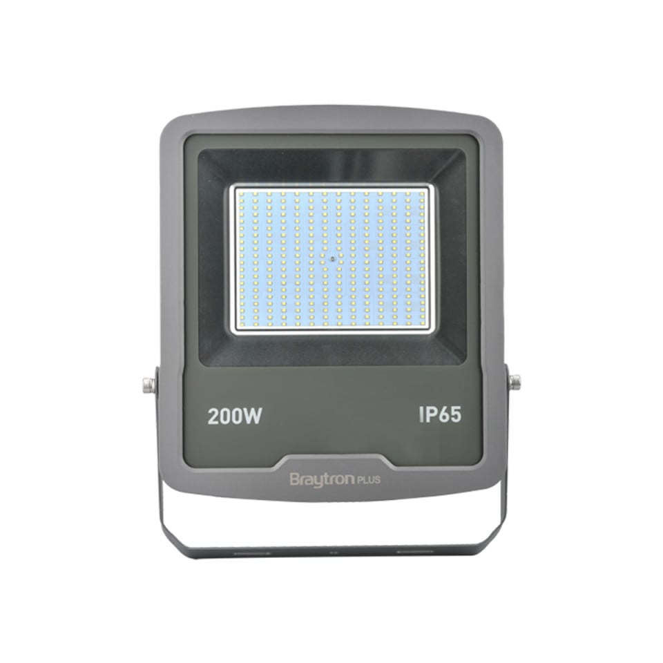 Proiector led 200W SMD, IP65, 17000lm, lumina rece 6500K, Gri, Braytron — imaginea 4