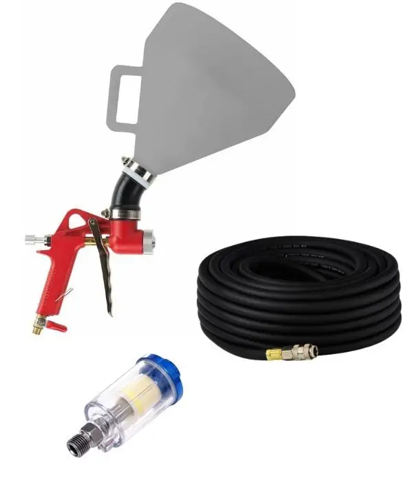 Set pistol tencuit profesional, furtun 15M, filtru aer, d10260+d1466+d1498 — imaginea 8