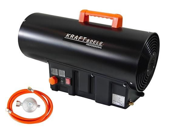 Tun pe gaz Kraft&Dele KD11706, 40kW, cu termostat si tambur prelungitor 20m (3x2.5mm) — imaginea 4