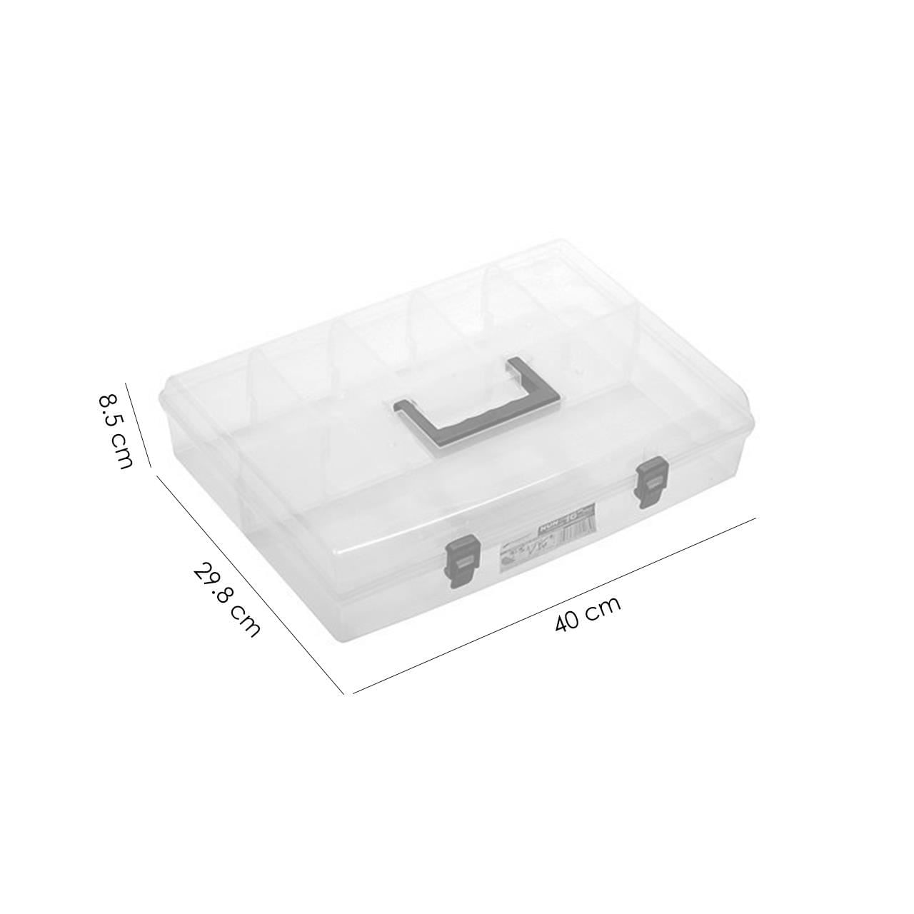 Cutie cu organizator, maner, 6 compartimente, 40x29.8x8.5 cm, Strend Pro — imaginea 2