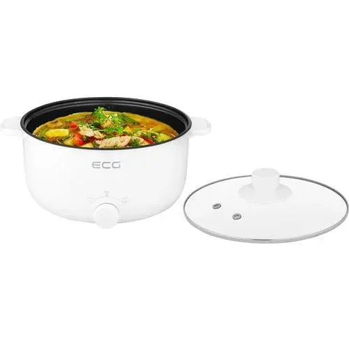Oala electrica de gatit 2 in 1 ECG EH 1886 Double, 900 W, 3 litri, 0 -195°C, suprafata nonaderenta — imaginea 7