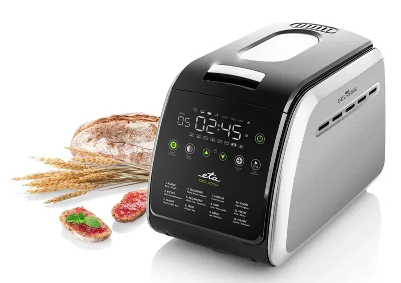 Masina de facut paine ETA Delicca II 7149, 850W, 12 programe, capacitate 1,5 kg, otel inoxidabil - 3 | YEO