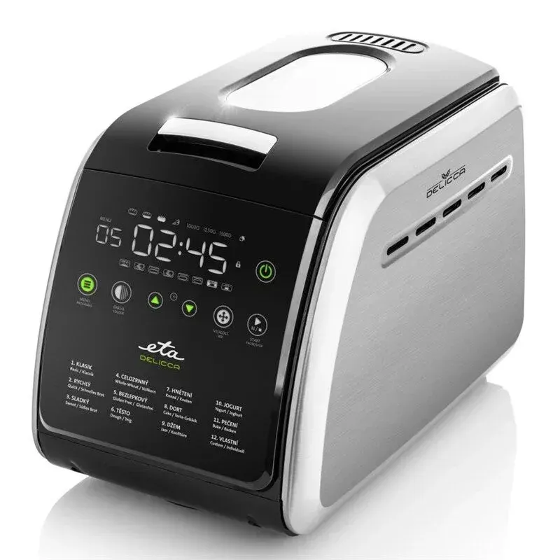 Masina de facut paine ETA Delicca II 7149, 850W, 12 programe, capacitate 1,5 kg, otel inoxidabil - 4 | YEO