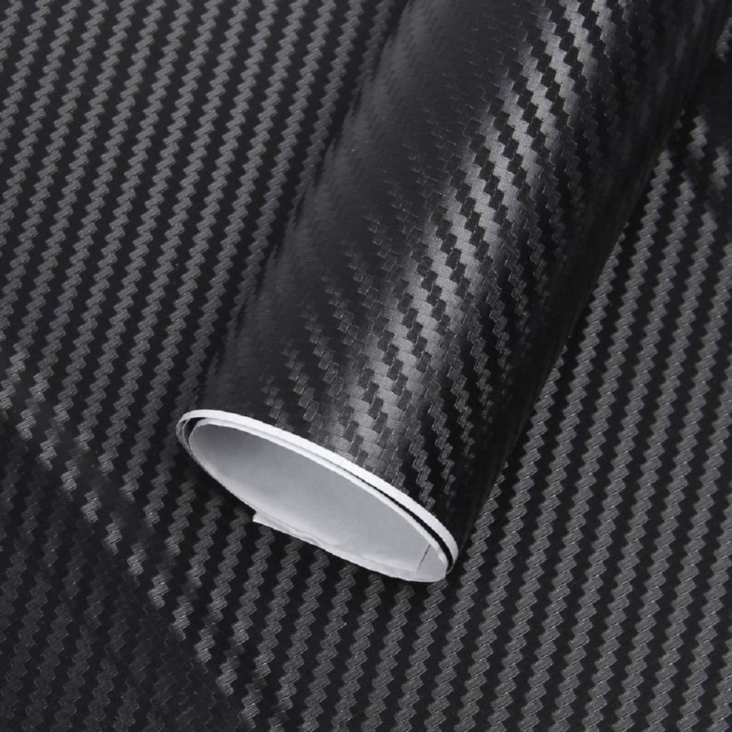 Folie colantare auto Carbon 3D - Negru (3m x 1,27m)