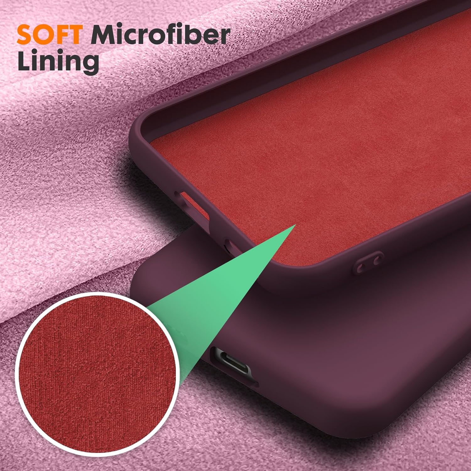 Husa Soft Touch, slim, ALC Mobile, anti soc, compatibila cu Honor 400 Pro, Visiniu Tpu - imagine 7