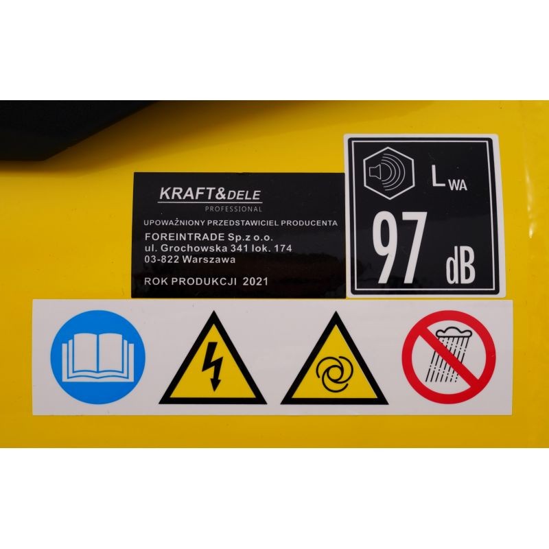 Compresor fara ulei, 24L 8bar, KD1416, Kraft&Dele — imaginea 4
