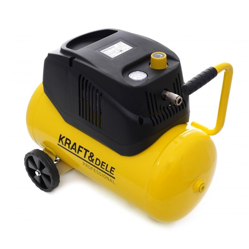 Compresor fara ulei, 24L 8bar, KD1416, Kraft&Dele — imaginea 10