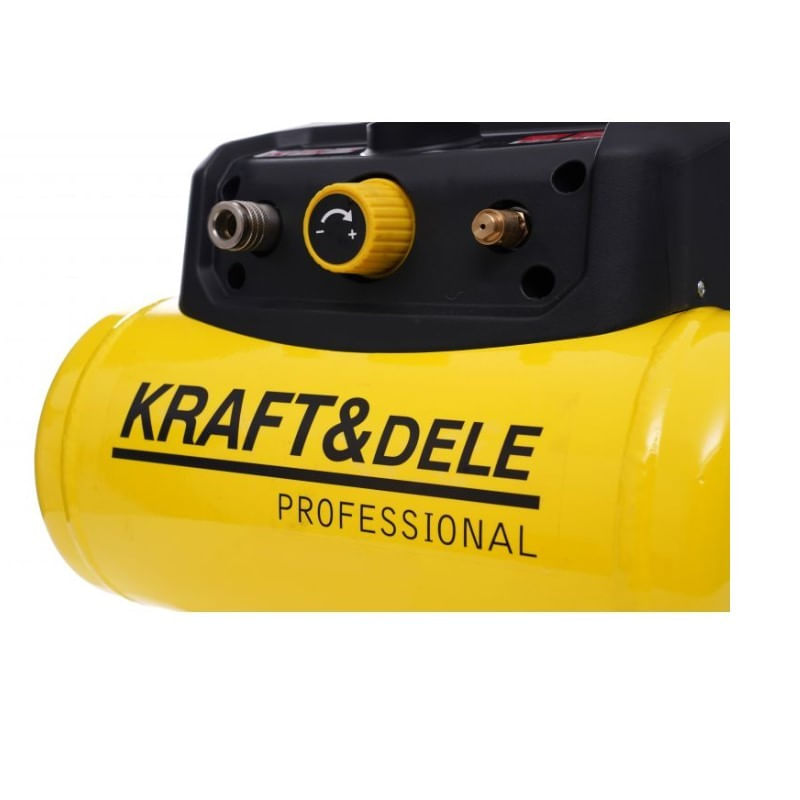 Compresor fara ulei, Kraft&Dele, 6L, 8bar, 1.1kW, 180L/min, KD1415 — imaginea 4