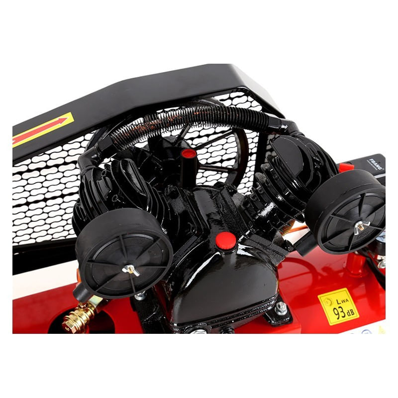 Compresor ulei, 200L 2 pistoane 400V, KD407, Kraft&Dele — imaginea 4