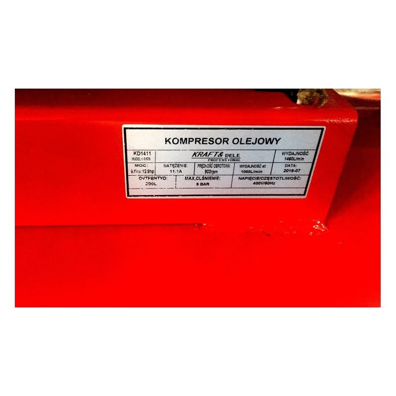 Compresor ulei, 300L 3 pistoane, KD1411, Kraft&Dele