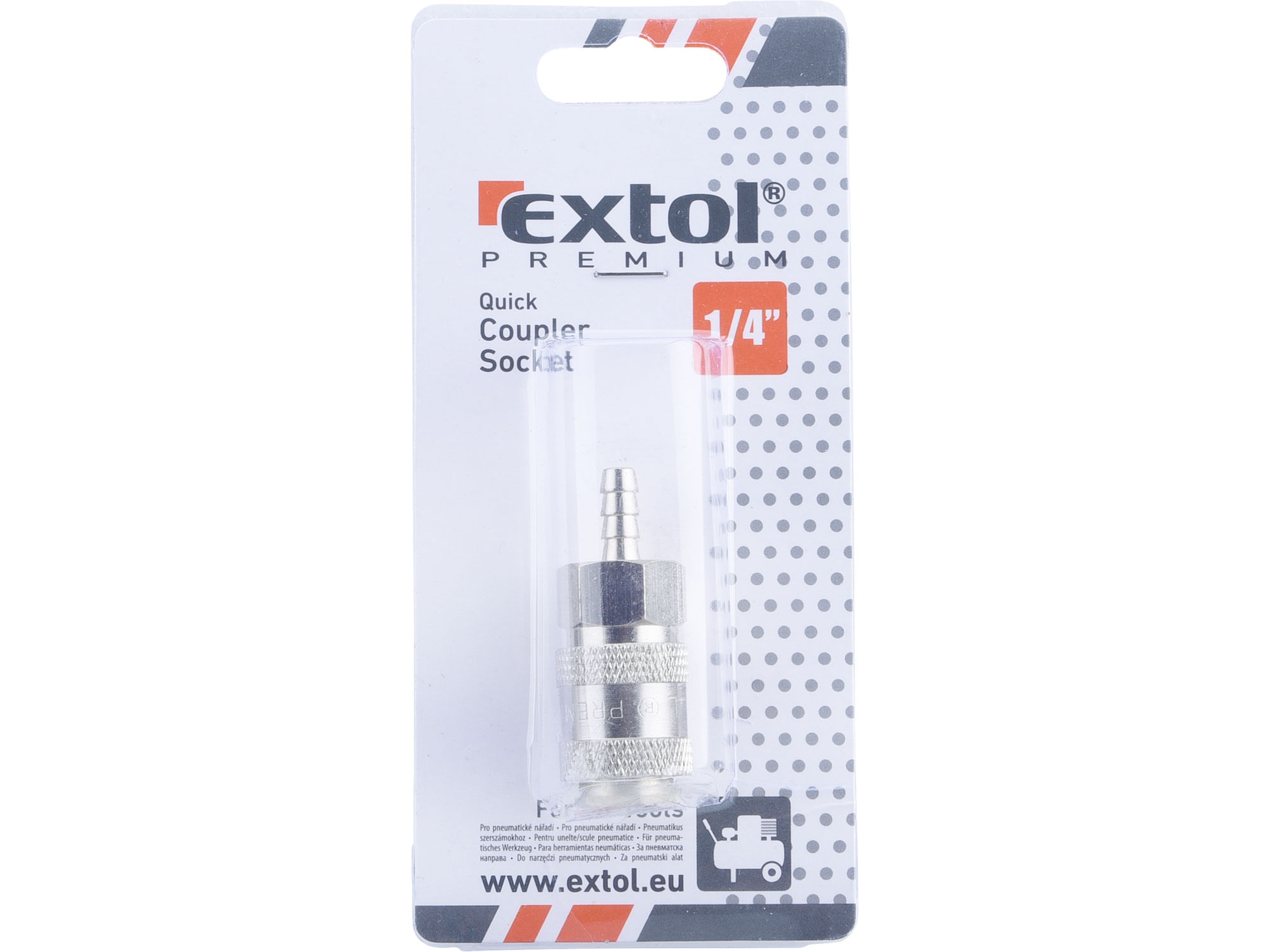 Cupla rapida mama, 1/4", EXTOL PREMIUM, 8865117 — imaginea 2