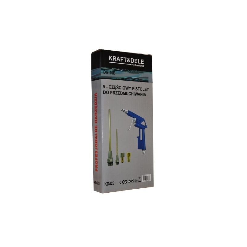 Pistol de suflat, 5 elemente, KD428, Kraft&Dele — imaginea 2