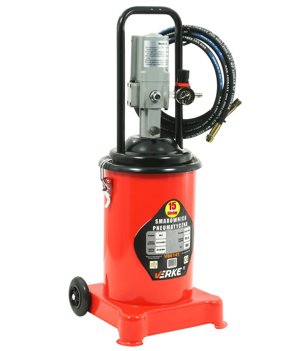 Statie de gresat actionata pneumatic, recipient 15L, V86141, Verke
