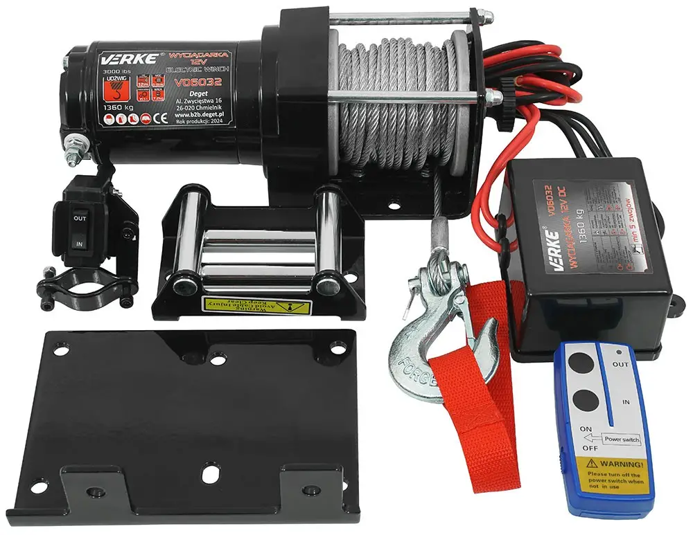 Troliu auto, Verke, 12V, 1360kg, V06032