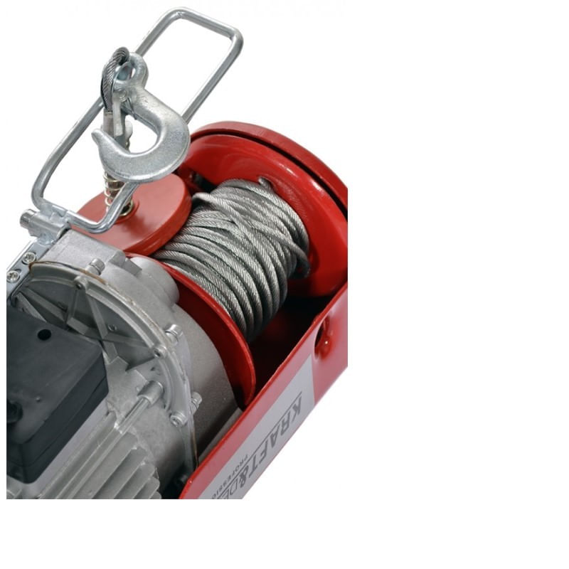 Troliu electric cu cablu, Kraft&Dele, ridicare 125/250 kg, 550W, KD1524