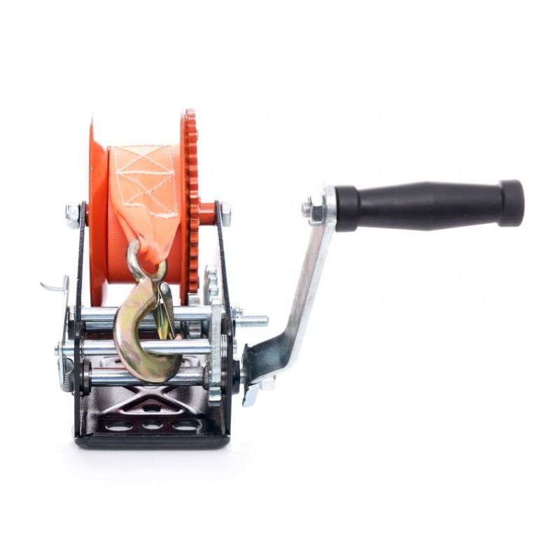 Troliu manual, Kraft&Dele, cu centura, 50mm, 10m, 1134 kg, KD1314