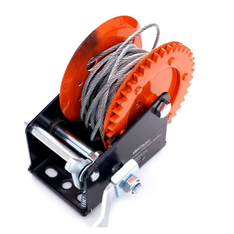 Troliu manual cu manivela, Kraft&Dele, 10 m, 544 kg, KD1311 - imagine 7