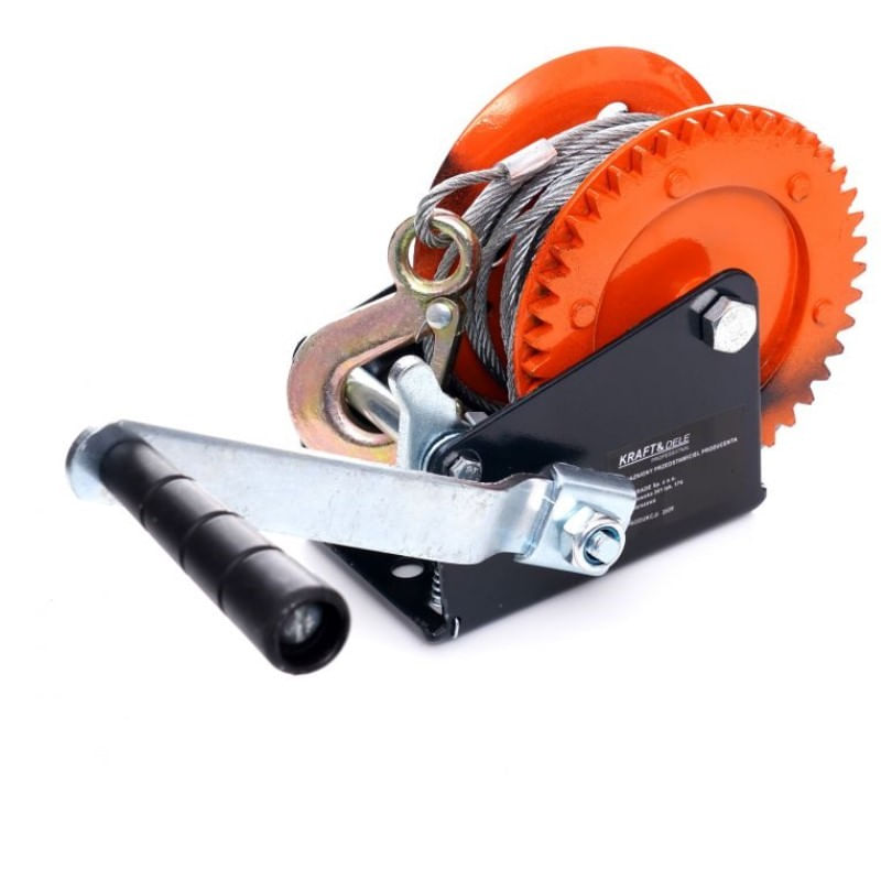 Troliu manual cu manivela, Kraft&Dele, 10 m, 544 kg, KD1311 - imagine 9