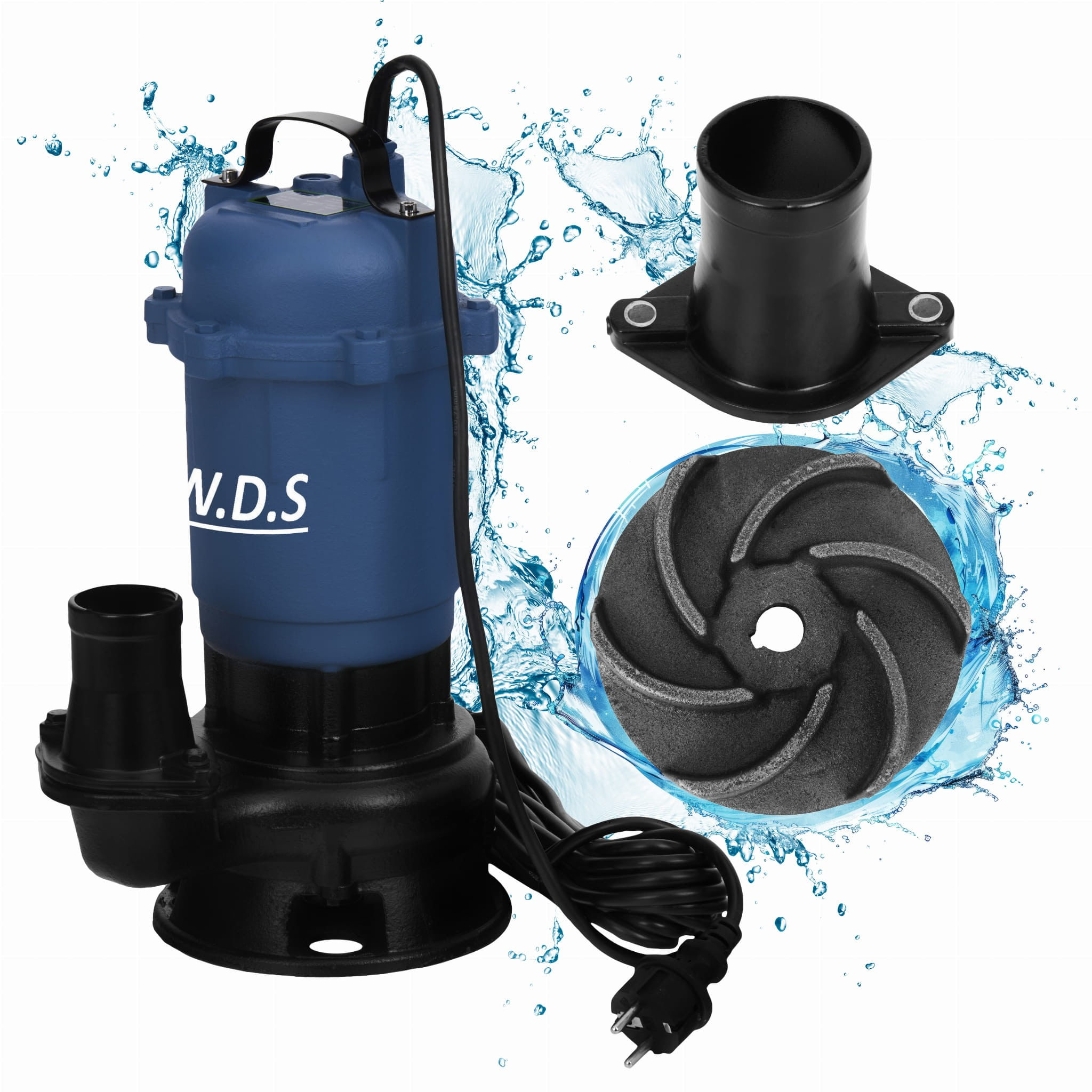 Pompa submersibila, KRAFT&DELE, 2850W, 2", WDS2423 — imaginea 12