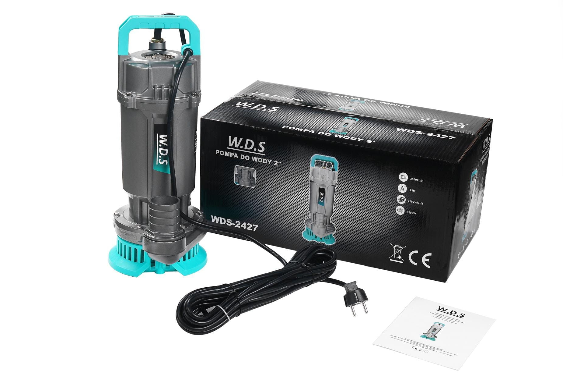 Pompa submersibila, KRAFT&DELE, 3200W, 30000 litri pe ora, 2", WDS2427 — imaginea 8