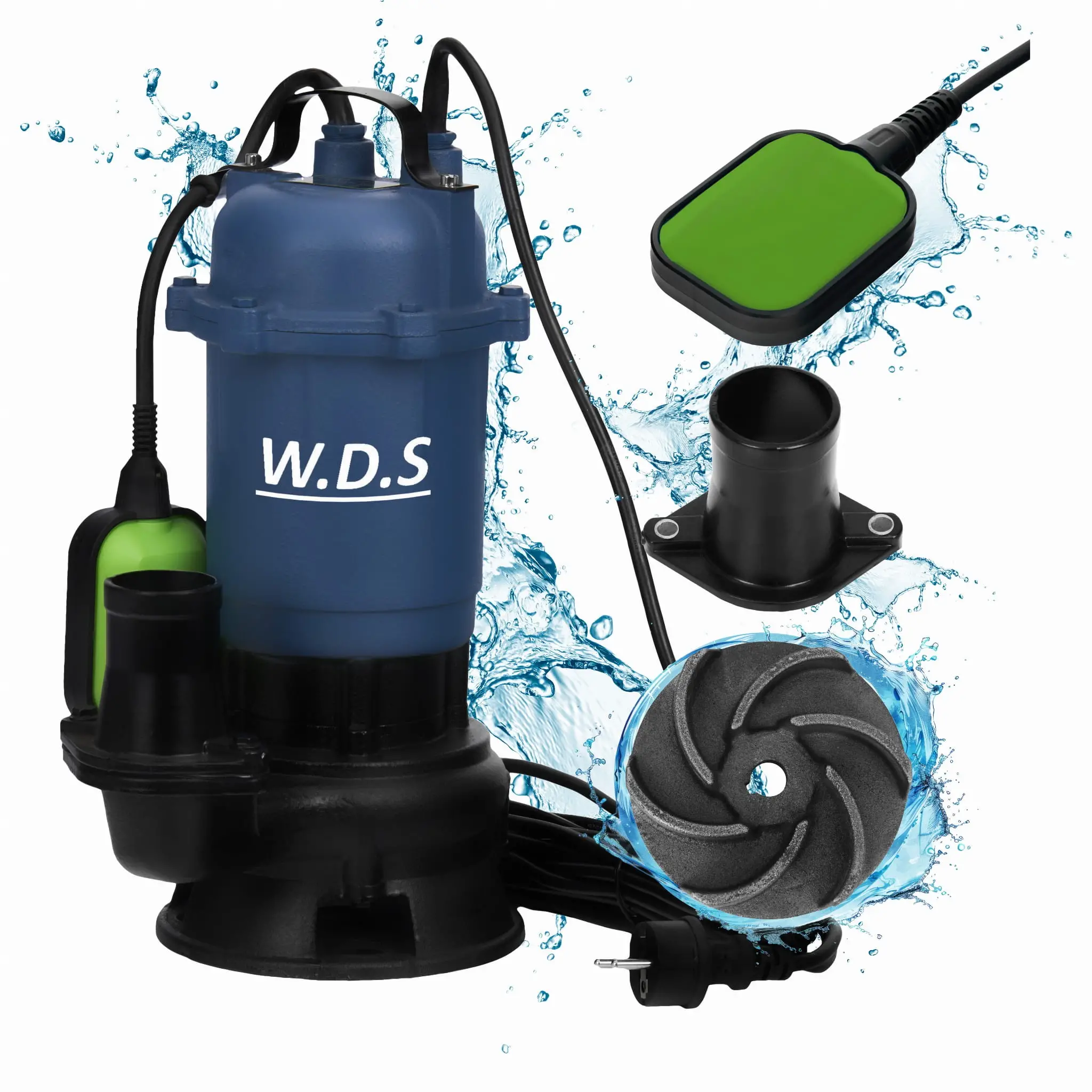 Pompa submersibila, KRAFT&DELE, 2850W, 2", WDS2422 — imaginea 13