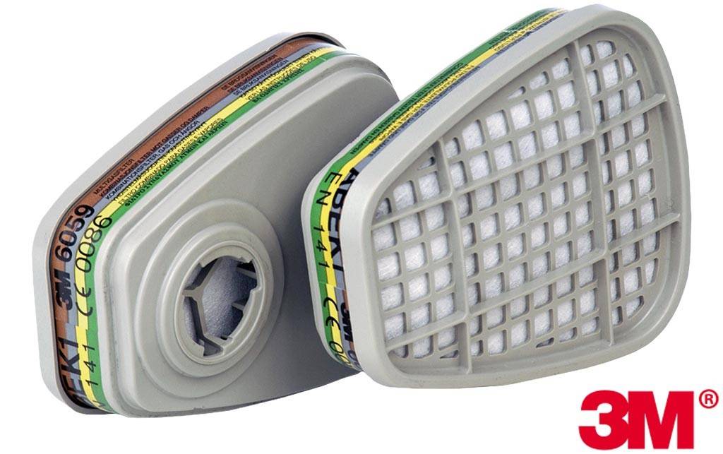 Filtru de protectie 3M-6059, set 2 buc, A1B1E1K1