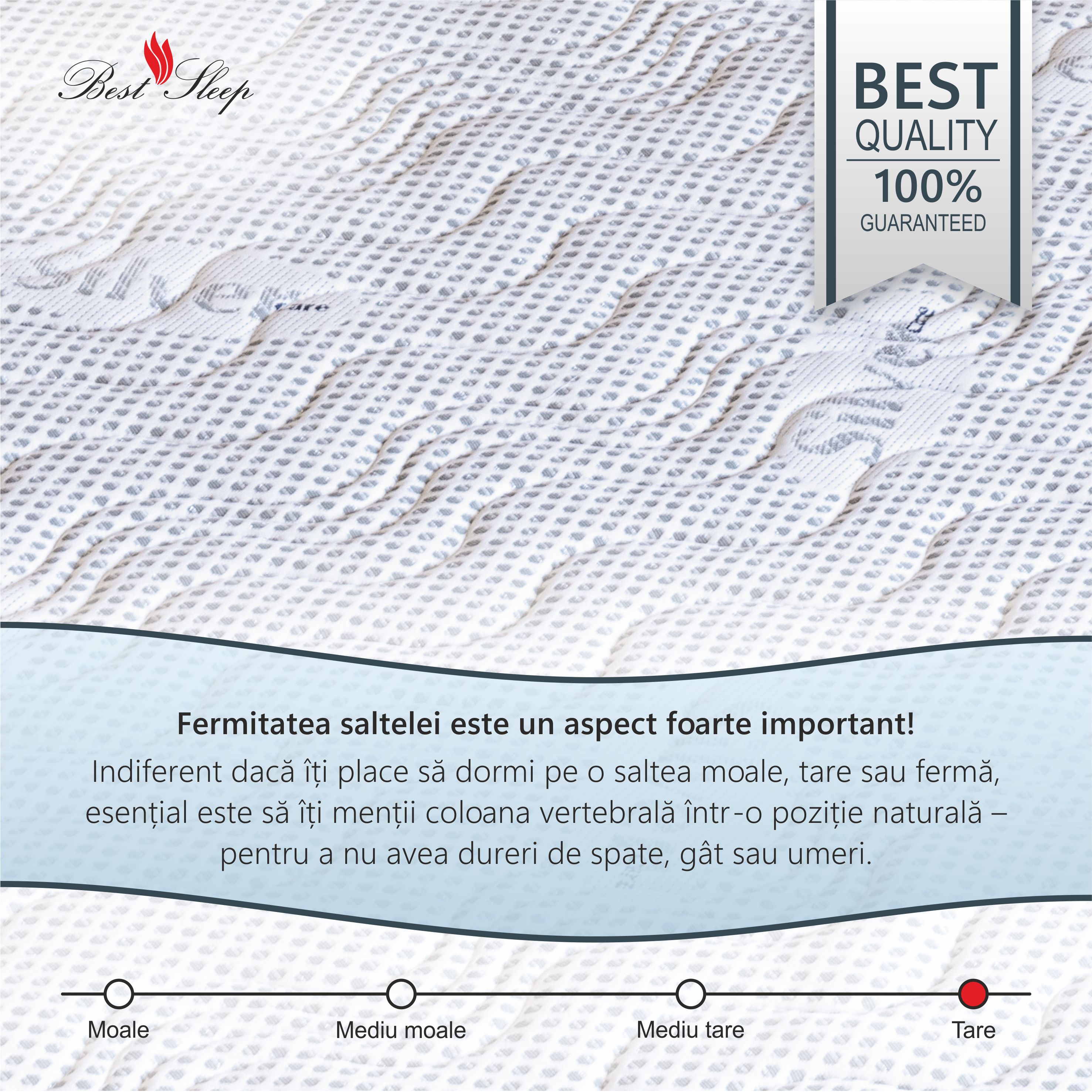 Saltea Ortopedica, Best Sleep, Silver Premier,180x200x20cm, Arcuri Pocket, , fir cu ioni de argint — imaginea 6