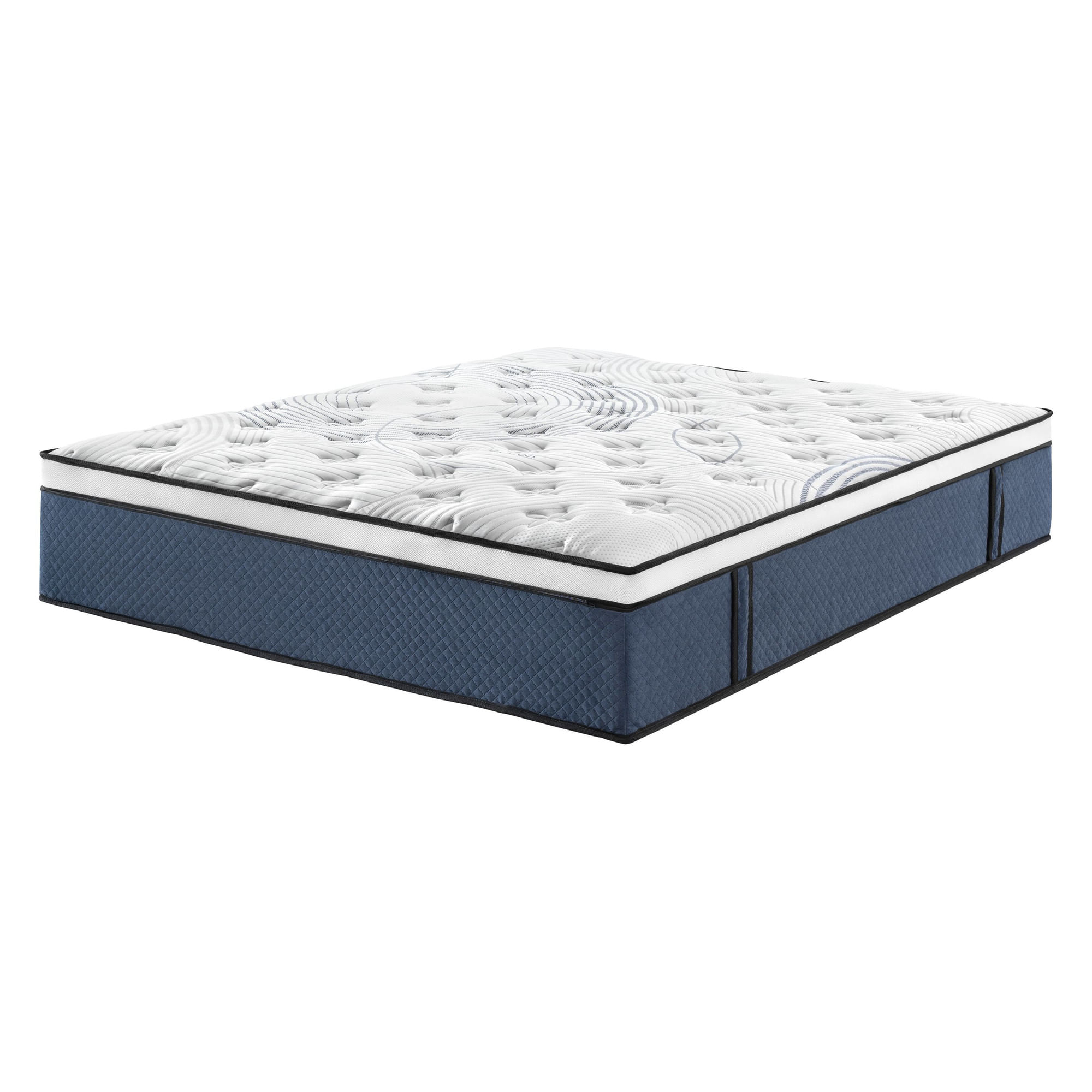 Saltea ortopedica Best Sleep Ocean, 100x190x33cm, Arcuri Pocket, spuma memory, 7 zone de confort, fermitate medie — imaginea 2