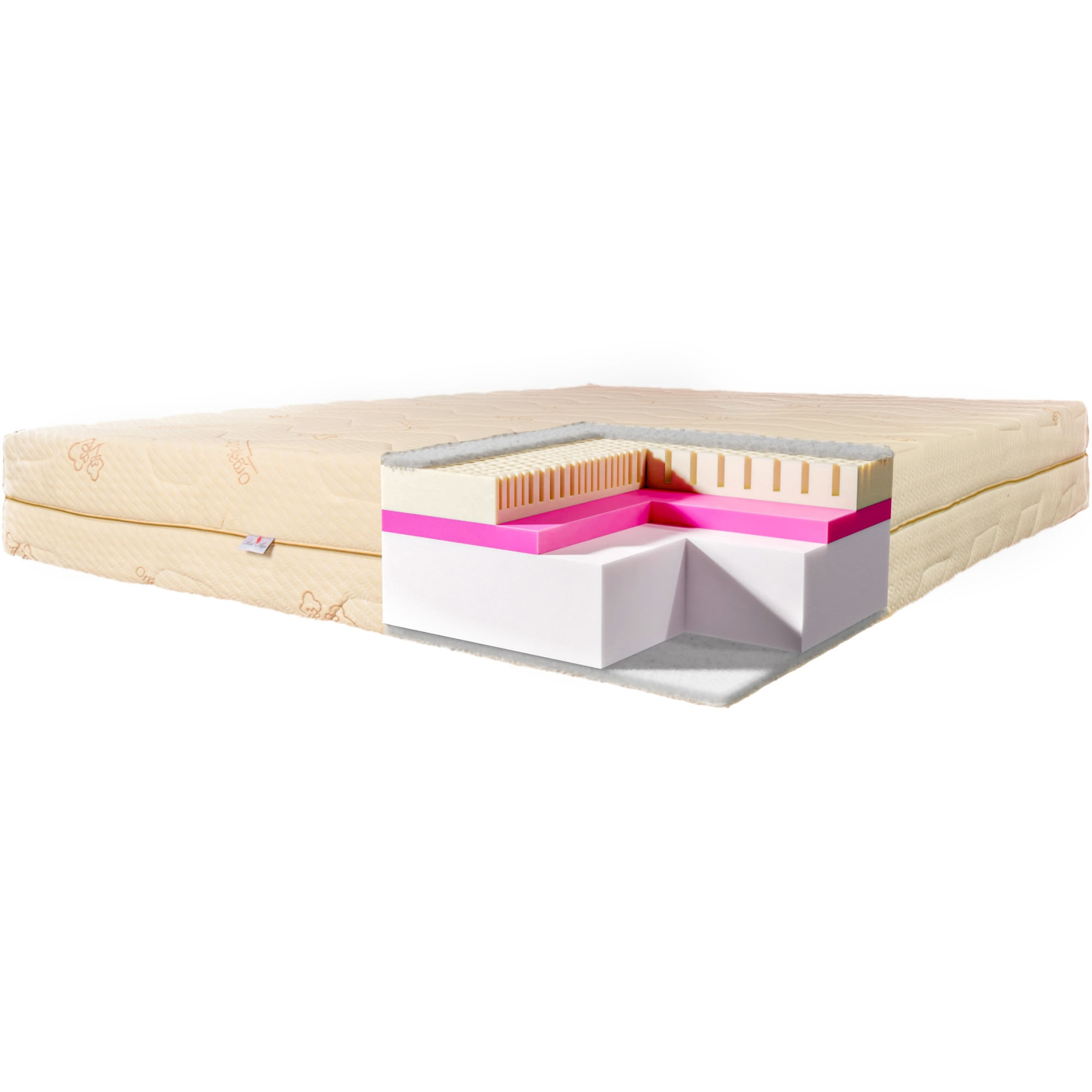 Saltea Ortopedica,Best Sleep,Comfort Hybrid,160x190x25 cm,latex,Husa bumbac,Hipoalergenica,fermitate medie