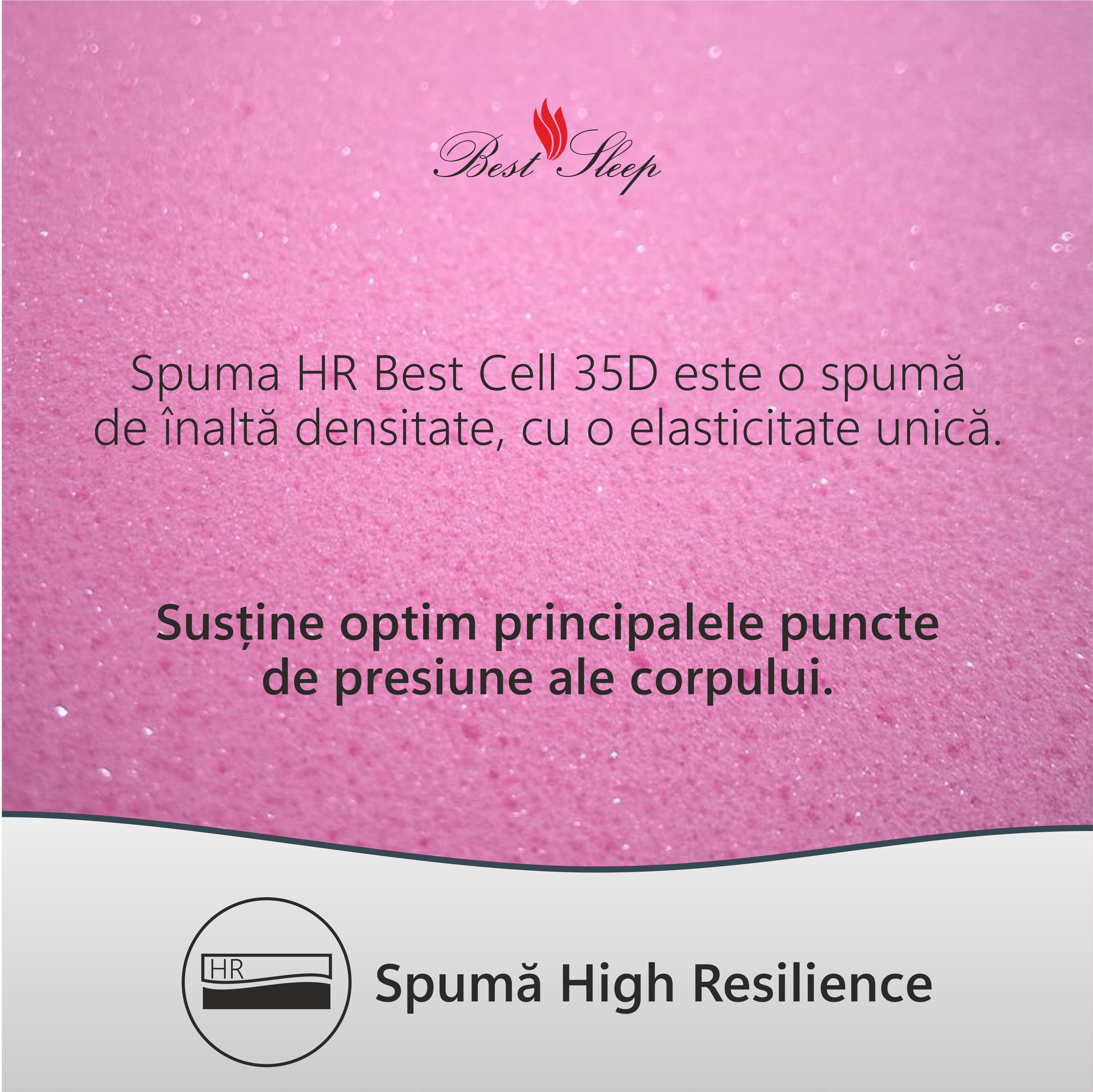 Saltea Ortopedica, Best Sleep, Supreme 18+5+2 High Resilience 70x200x25 cm, DoubleSide, hipoalegenic — imaginea 6