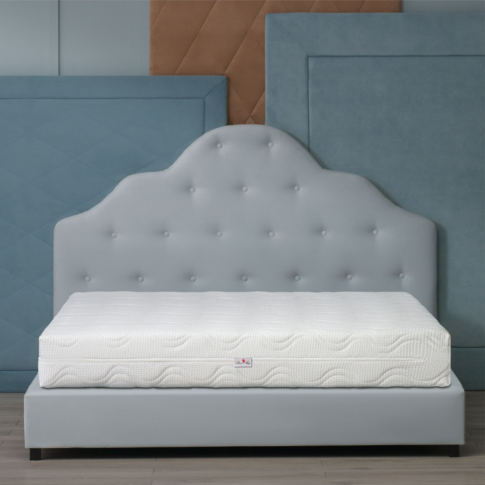 Saltea Ortopedica, Best Sleep, Silver Sleep Argentum 24+5+1, 160x200x30 cm, spuma cu memorie, fir cu ioni de argint — imaginea 5