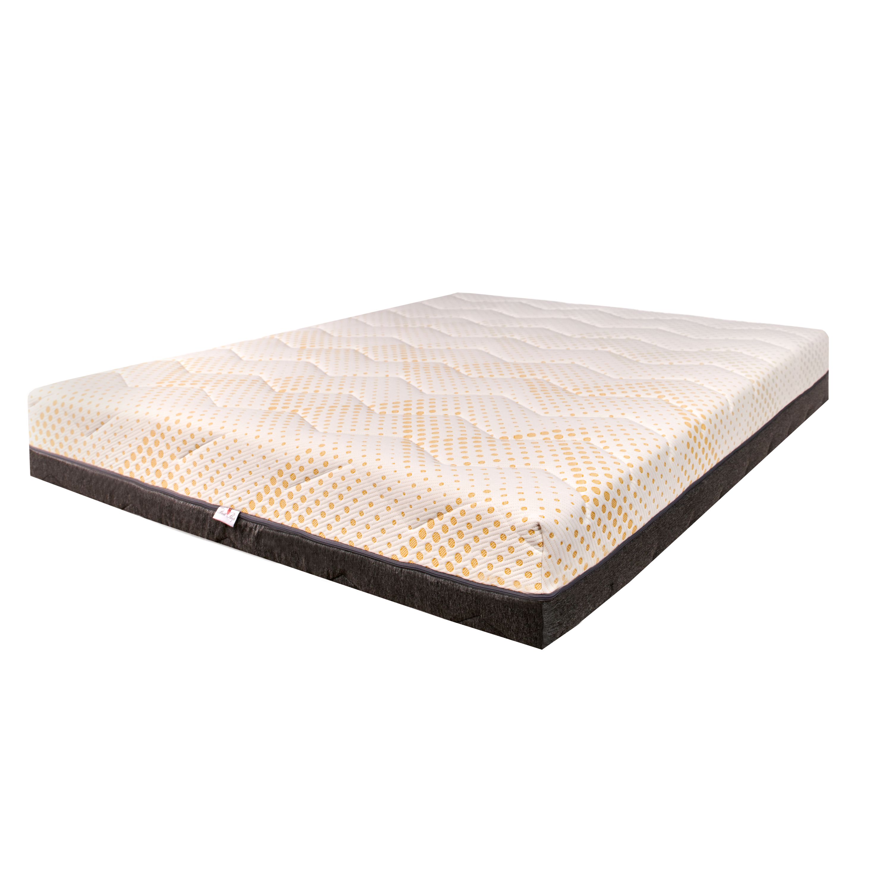 Saltea Ortopedica, Best Sleep, Yellow Diamond, 100x200x25 cm, 20+4+1, Spuma poliuretanica cu memorie, hipoalergenica — imaginea 2