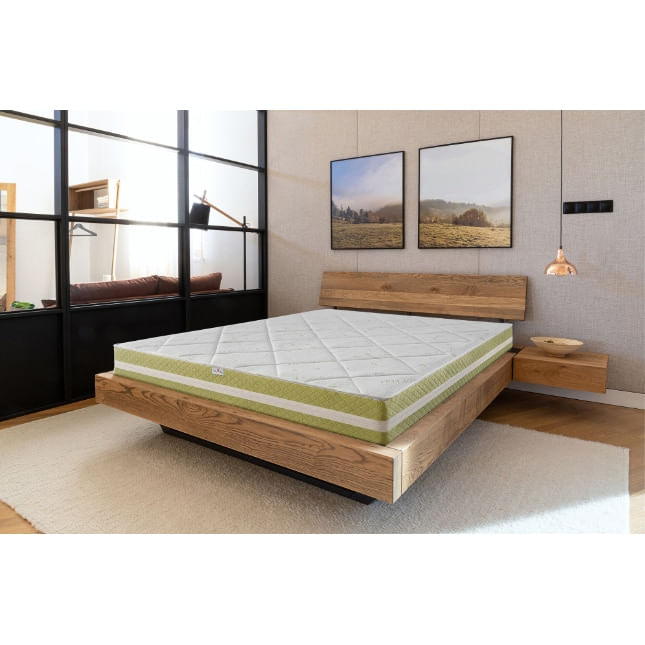 Saltea Ortopedica, Best Sleep, Luxe Memory Aloe Vera, 170X200x25 cm, spuma cu memorie cu infuzie de aloe vera — imaginea 2