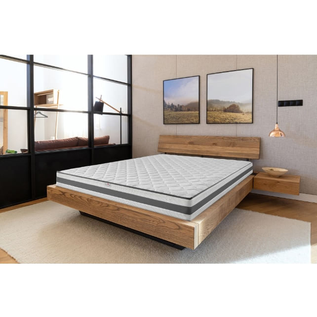 Saltea Ortopedica, Best Sleep, Argentum Cool Memory, 80X190x30 cm, spuma poliuretanica cu particule gel, husa detasabila
