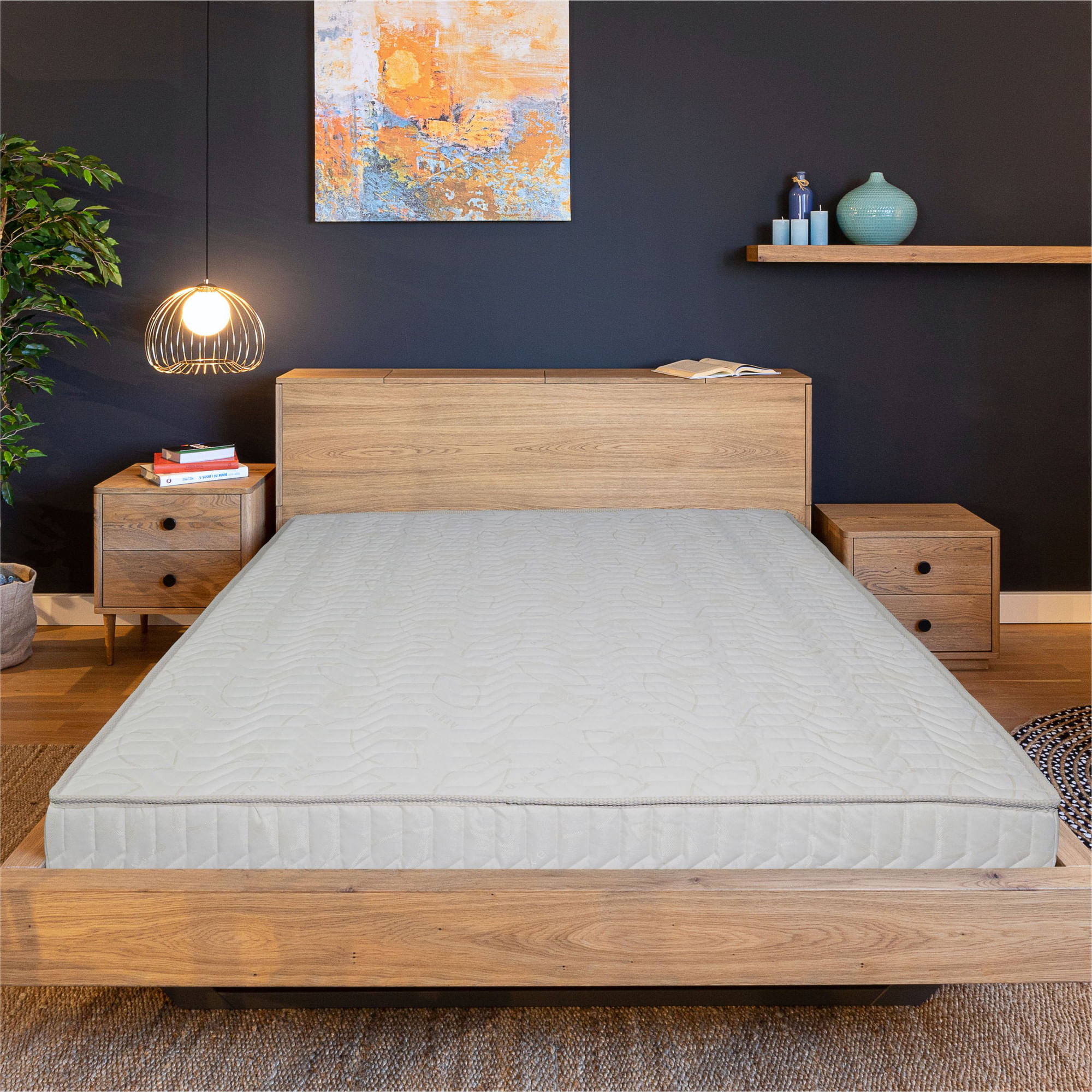 Saltea Ortopedica, Star Moon, Argan Pocket 160x190x20 cm, spuma poliuretanica, arcuri ambalate individual — imaginea 5