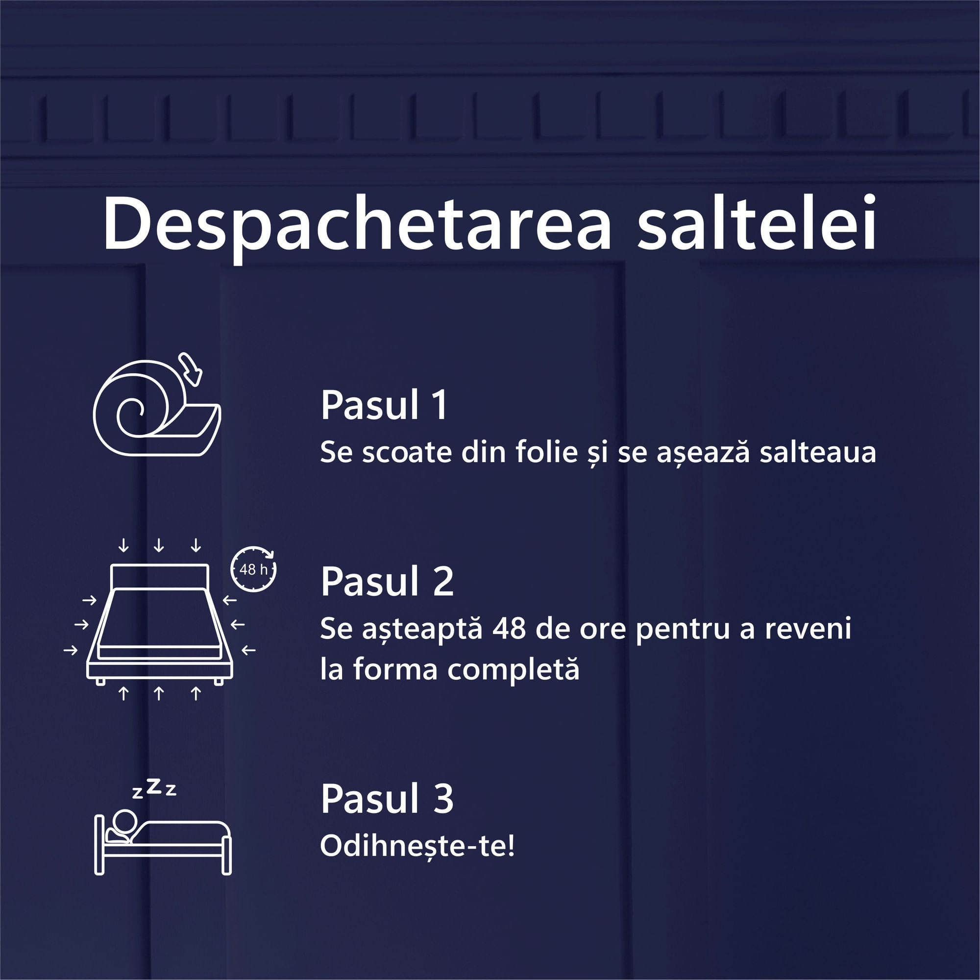 Saltea Ortopedica, Star Moon, Argan Memory, 150x190x18 cm, 15+3, Spuma poliuretanica cu memorie, fermitate medie — imaginea 3