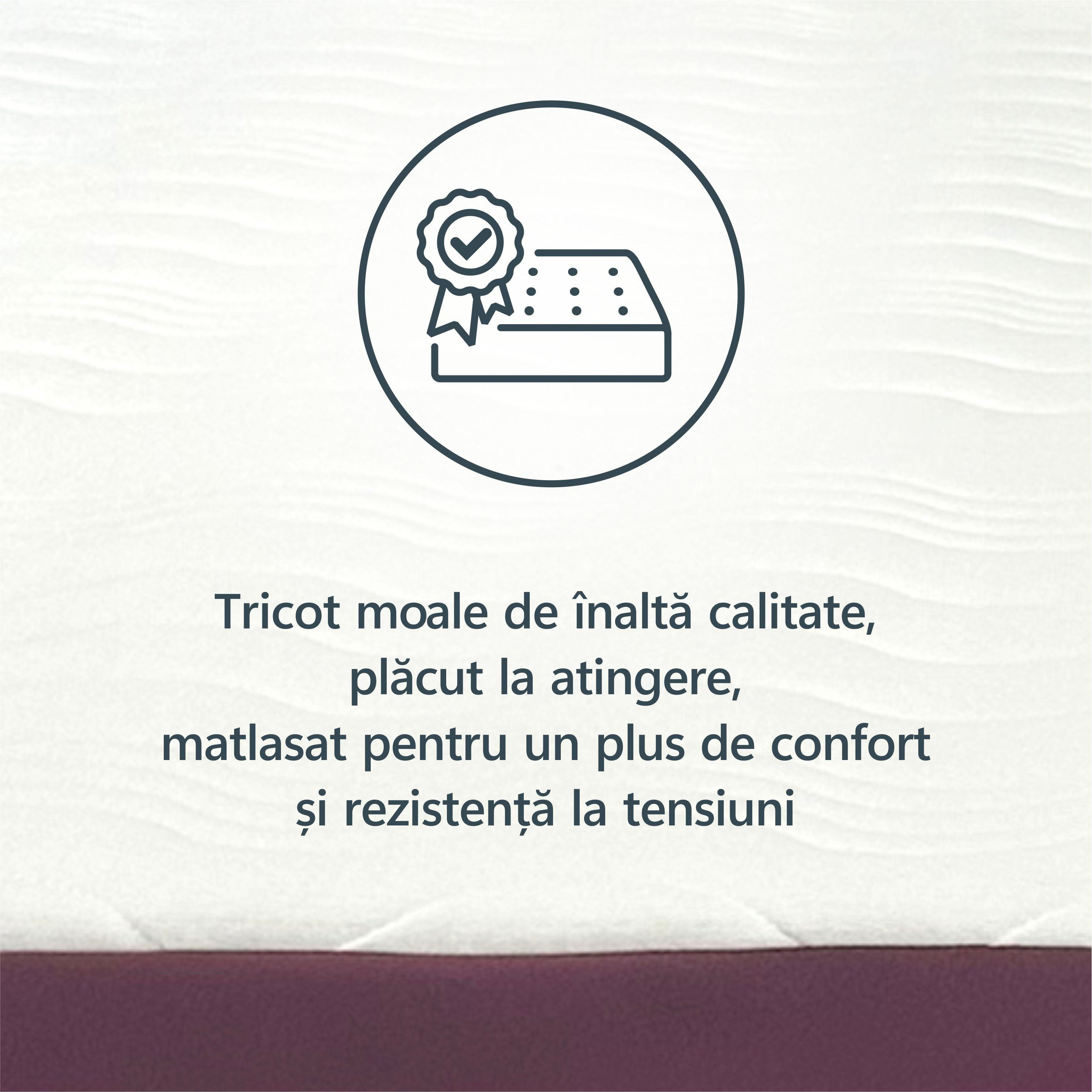 Saltea ortopedica, Best Sleep Color Line Purple, 160x190x12cm, spuma poliuretanica, hipoalegenic, reversibila, ferma — imaginea 6