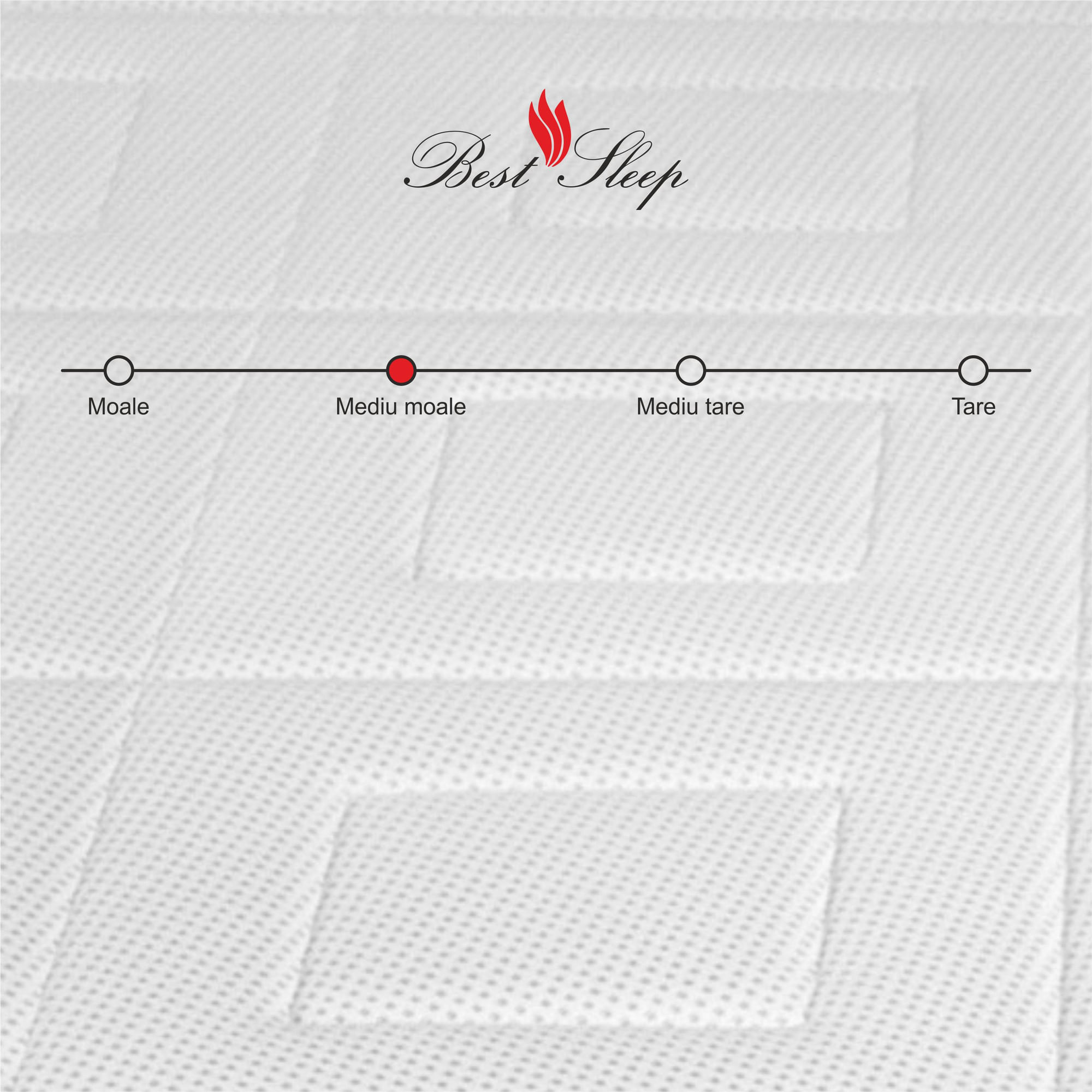 Saltea ortopedica Best Sleep Bellise, 90x200x25cm, spuma poliuretanica cu memorie 4 cm, hipoalergenica, reversibila — imaginea 4