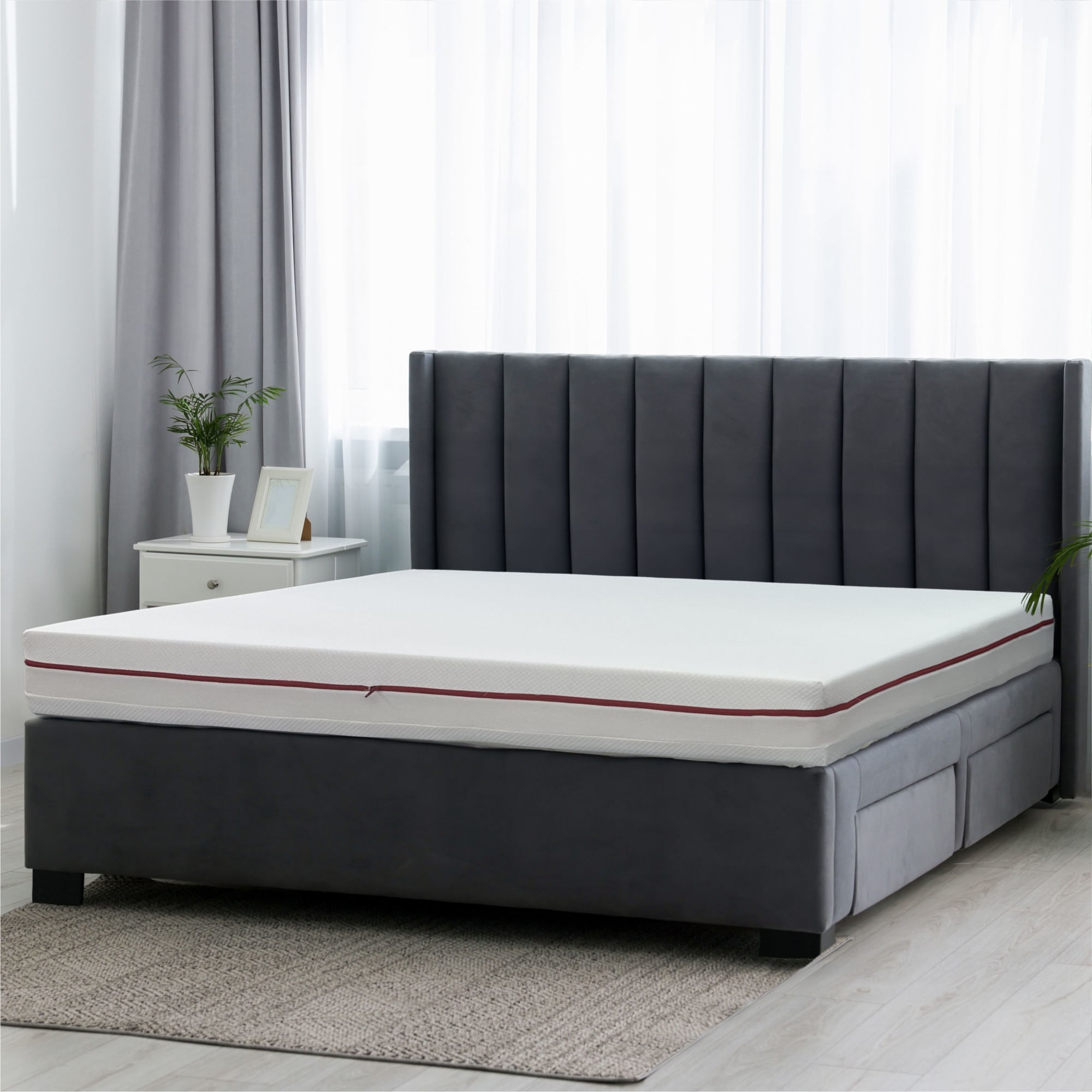 Saltea ortopedica impermeabila, Best Sleep, Relaxody, 70x190x25cm, spuma poliuretanica, memory, husa detasabila lavabila — imaginea 2