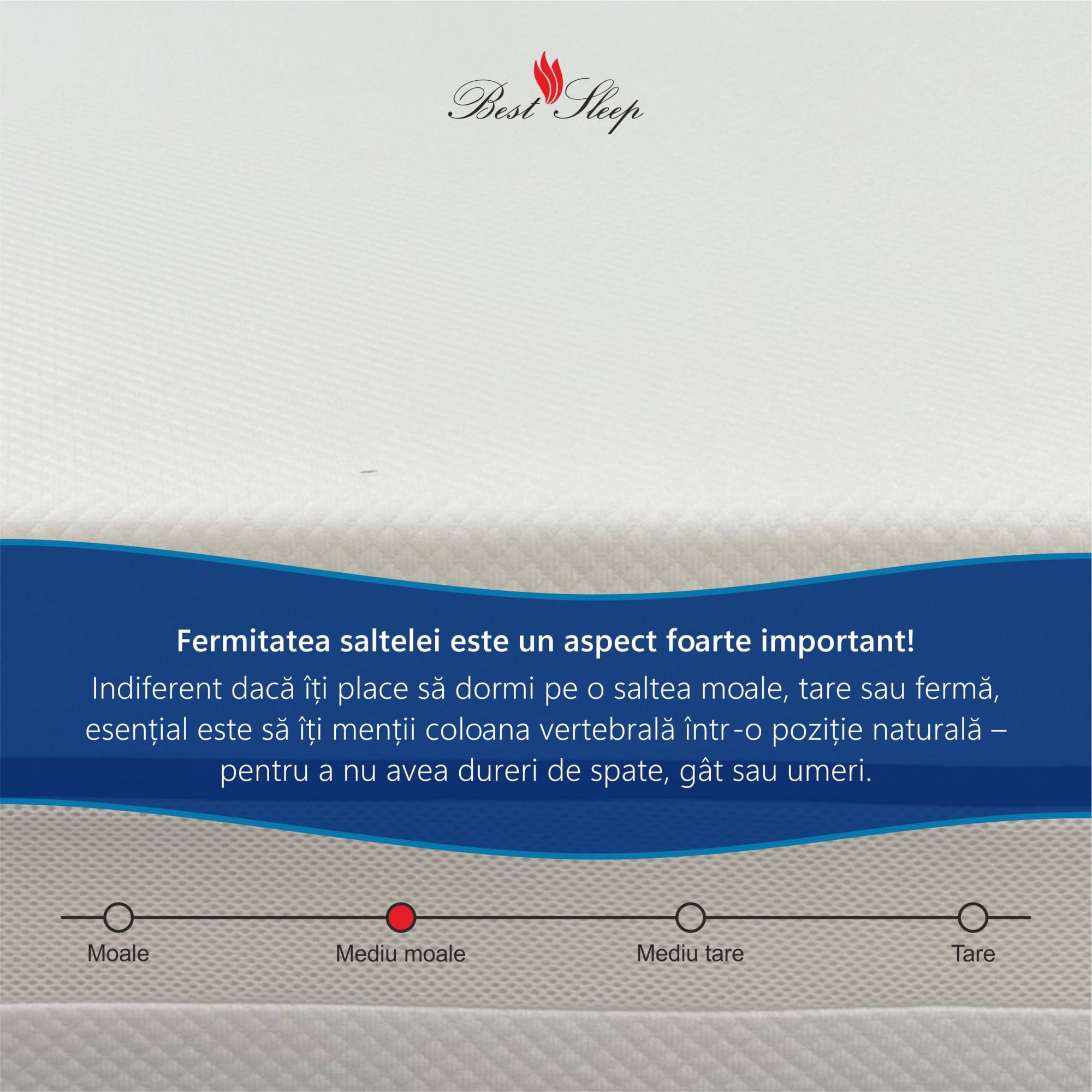 Saltea ortopedica impermeabila, Best Sleep, Relaxody, 200x200x25cm, spuma poliuretanica, spuma cu memorie, lavabila — imaginea 3