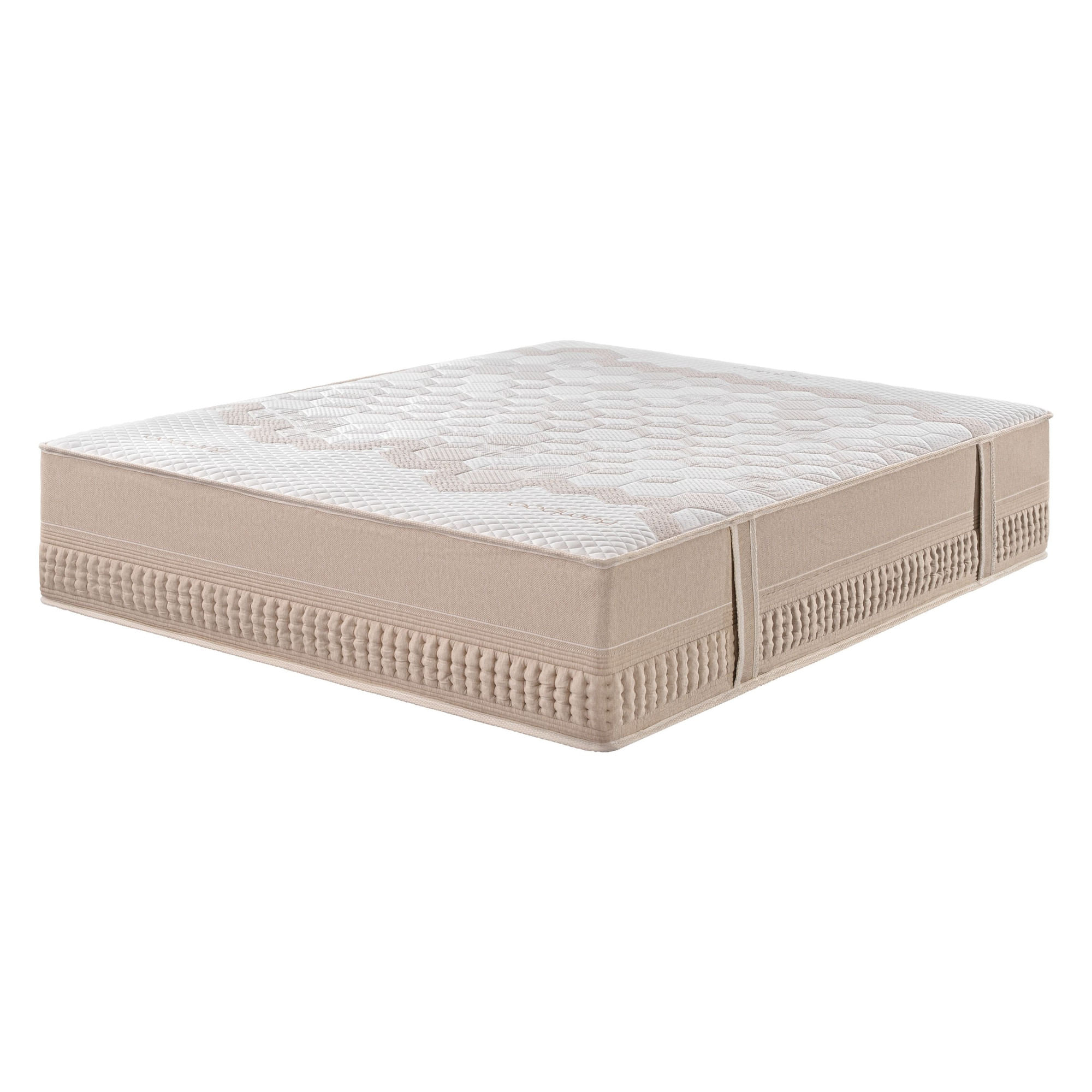 Saltea ortopedica Best Sleep Glamour, 120x200x35cm, Arcuri Pocket, Latex 4 cm, 7 zone de confort, husa bambus
