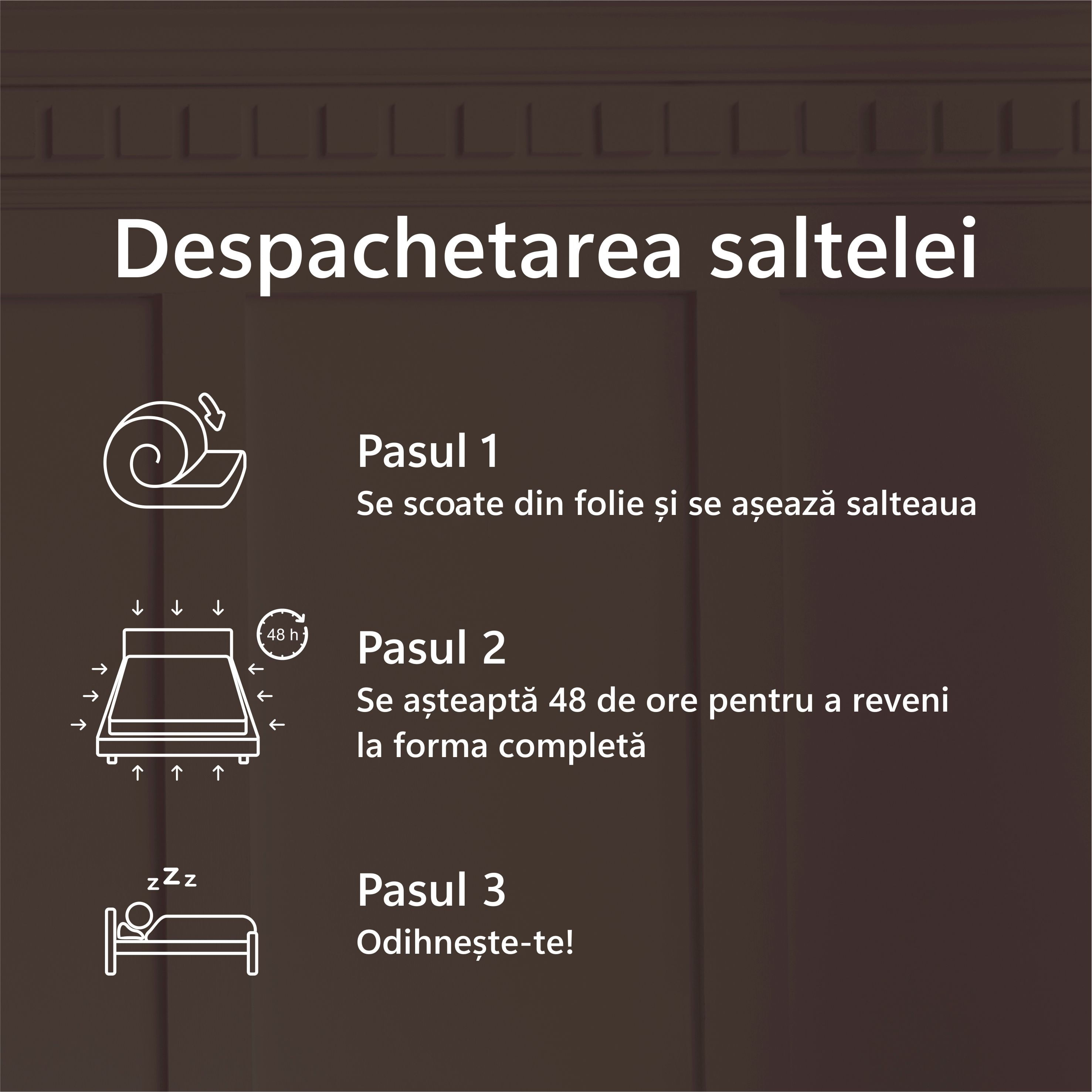 Saltea Ortopedica, Best Sleep, Vitality Bambus 12+2+6, 145x200x20 cm, spuma poliuretanica cu memorie si fibre de cocos — imaginea 5